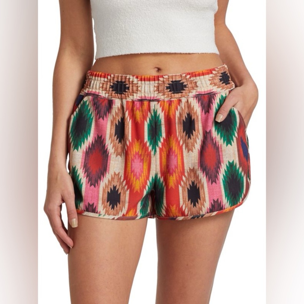 ALICE + OLIVIA Kir Print Running Shorts‎